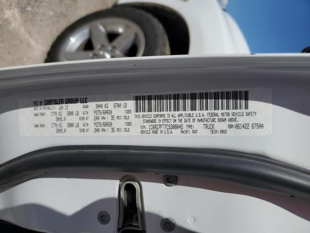 2012 Dodge Ram 1500 St VIN: 1C6RD7FT7CS308045 Lot: 60659814