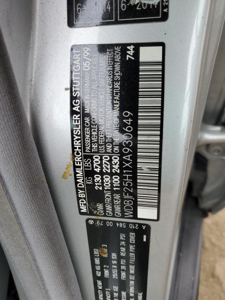 WDBJF25H1XA930649 1999 Mercedes-Benz E 300Td