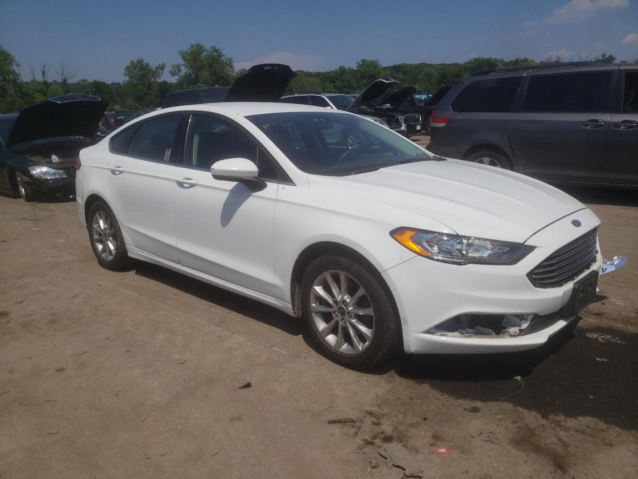 2017 Ford Fusion Se vin: 3FA6P0H71HR159876