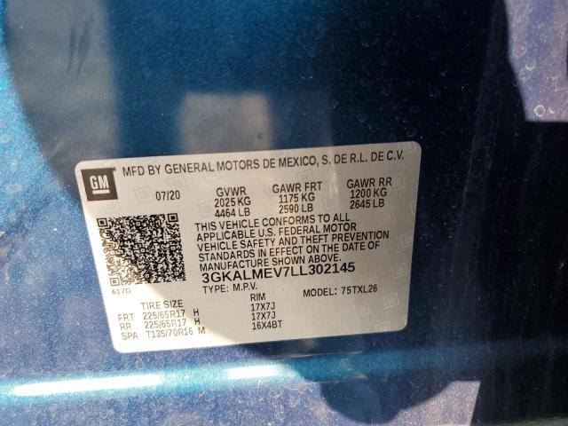 2020 GMC Terrain Sle VIN: 3GKALMEV7LL302145 Lot: 58968534