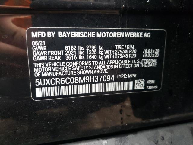 2021 BMW X5 XDRIVE4 - 5UXCR6C08M9H37094