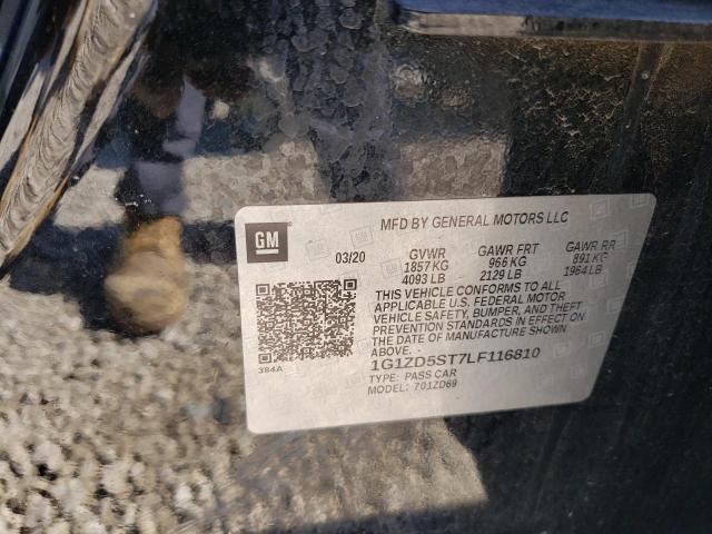 2020 CHEVROLET MALIBU LT - 1G1ZD5ST7LF116810