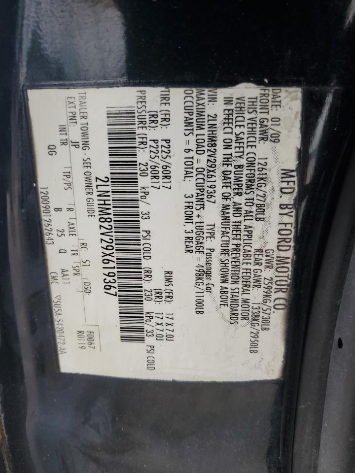 2LNHM82V29X619367 2009 Lincoln Town Car Signature Limited