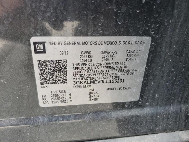 2020 GMC Terrain Sle VIN: 3GKALMEV0LL155201 Lot: 58782634