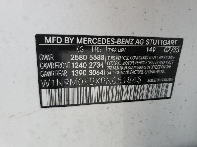 2023 MERCEDES-BENZ EQB 300 4M - W1N9M0KBXPN051845