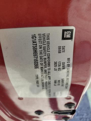 2009 Chevrolet Cobalt Lt VIN: 1G1AT58H697160366 Lot: 60322234