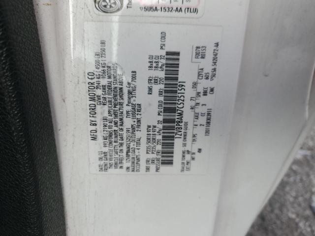 2012 Ford Mustang VIN: 1ZVBP8AM7C5251591 Lot: 57759324