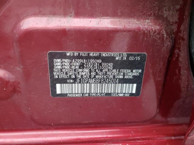 2015 SUBARU IMPREZA LI - JF1GPAM68F8245014