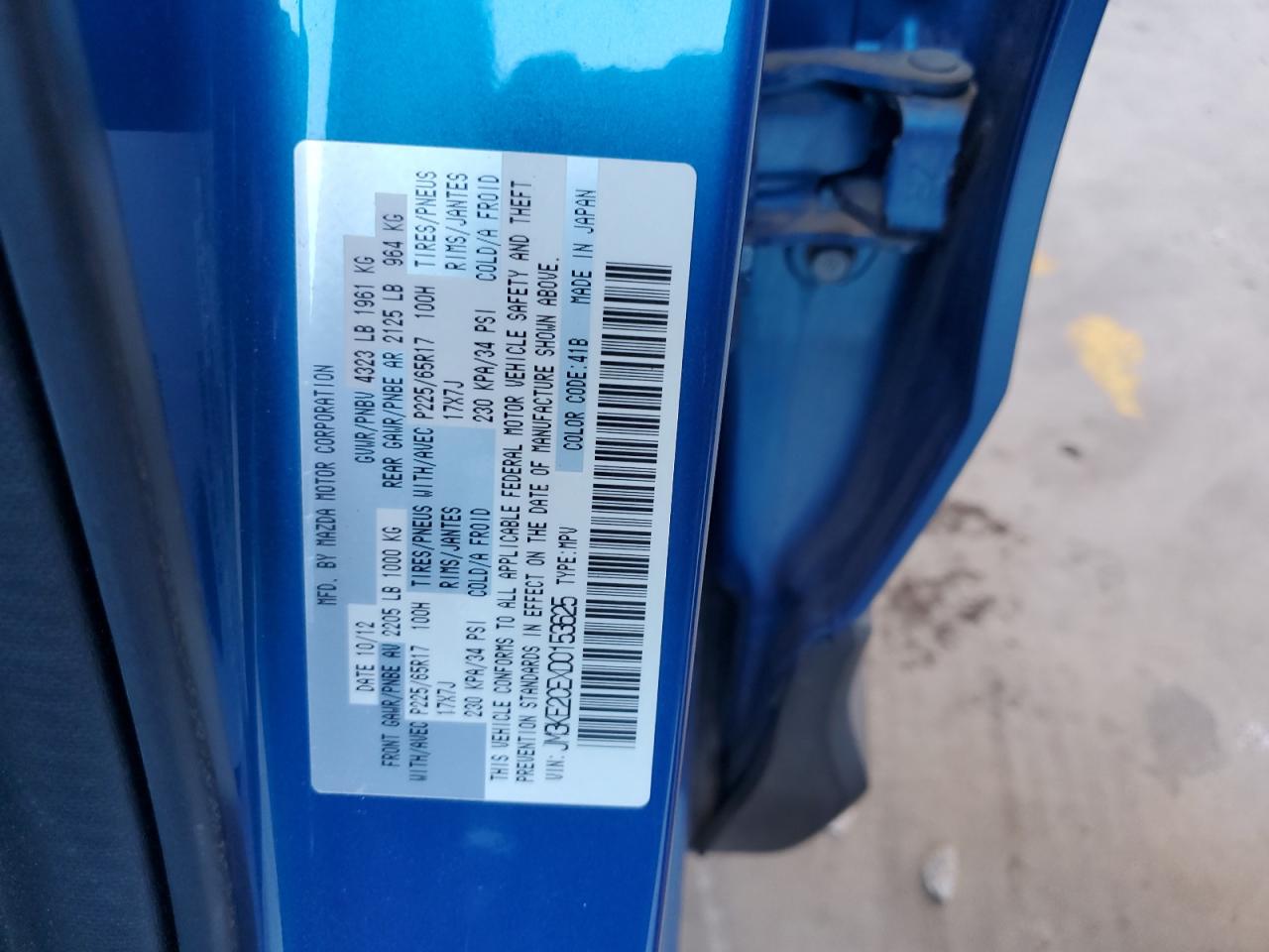 JM3KE2CEXD0153625 2013 Mazda Cx-5 Touring