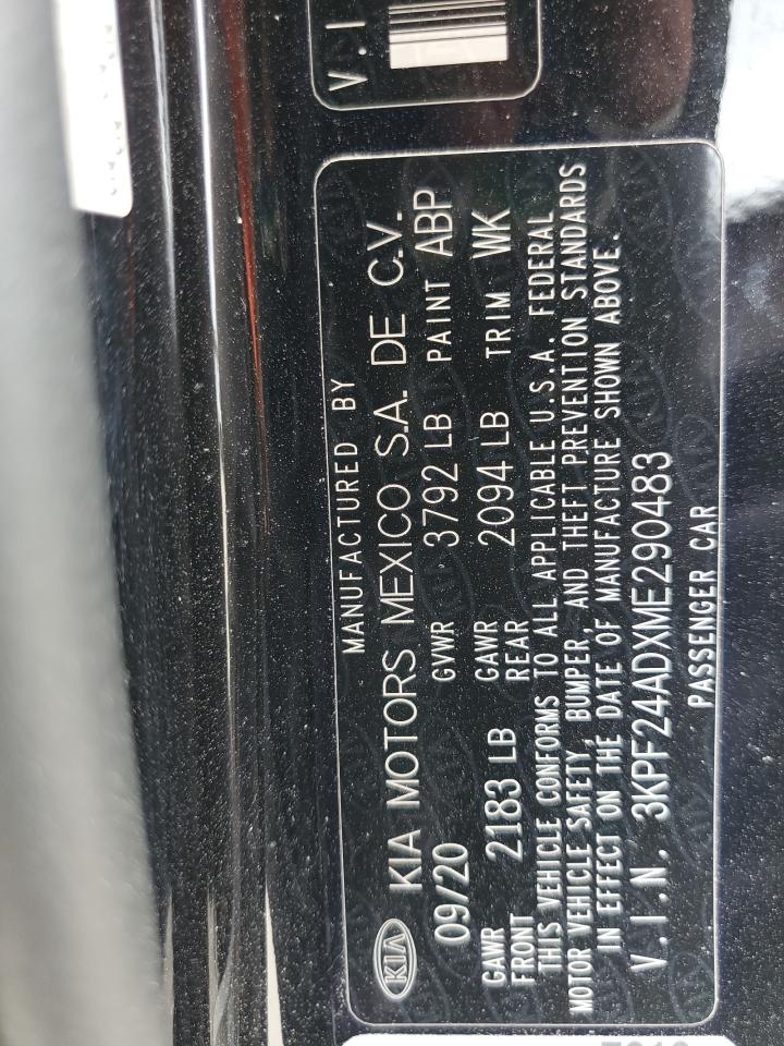 3KPF24ADXME290483 2021 Kia Forte Fe