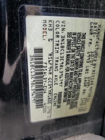 2008 Nissan Versa S VIN: 3N1BC13E98L396797 Lot: 57640974