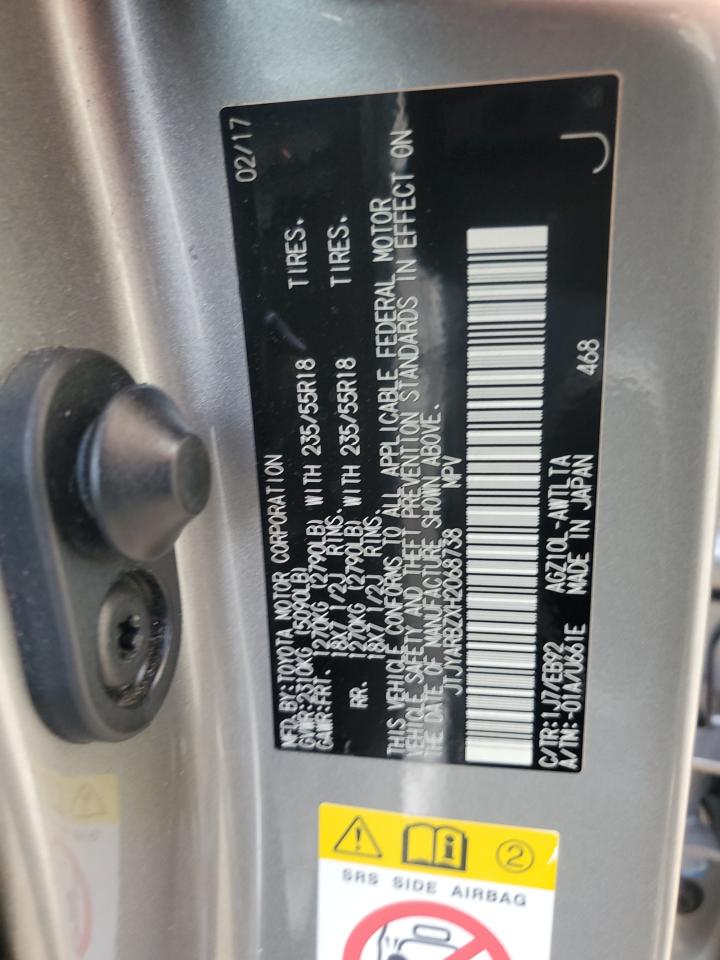 JTJYARBZXH2068738 2017 Lexus Nx 200T Base