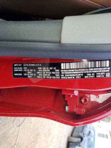 2018 Alfa Romeo Stelvio Ti Luxury VIN: ZASFAKRN6J7C28716 Lot: 58700234