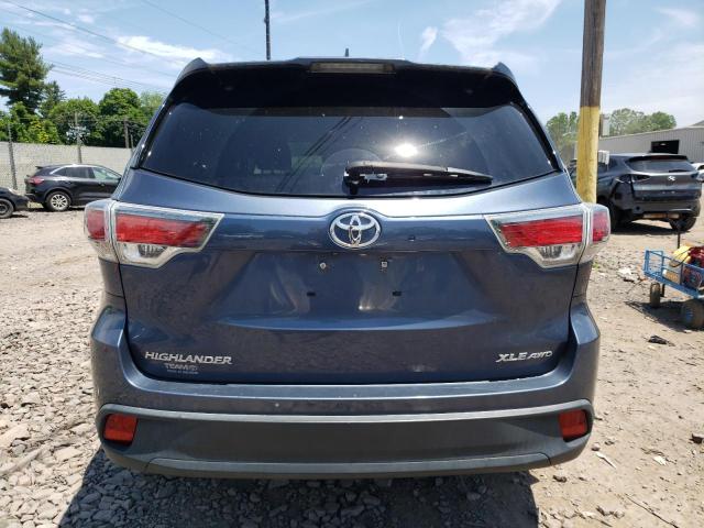 2015 Toyota Highlander Xle VIN: 5TDJKRFH1FS186864 Lot: 59903184