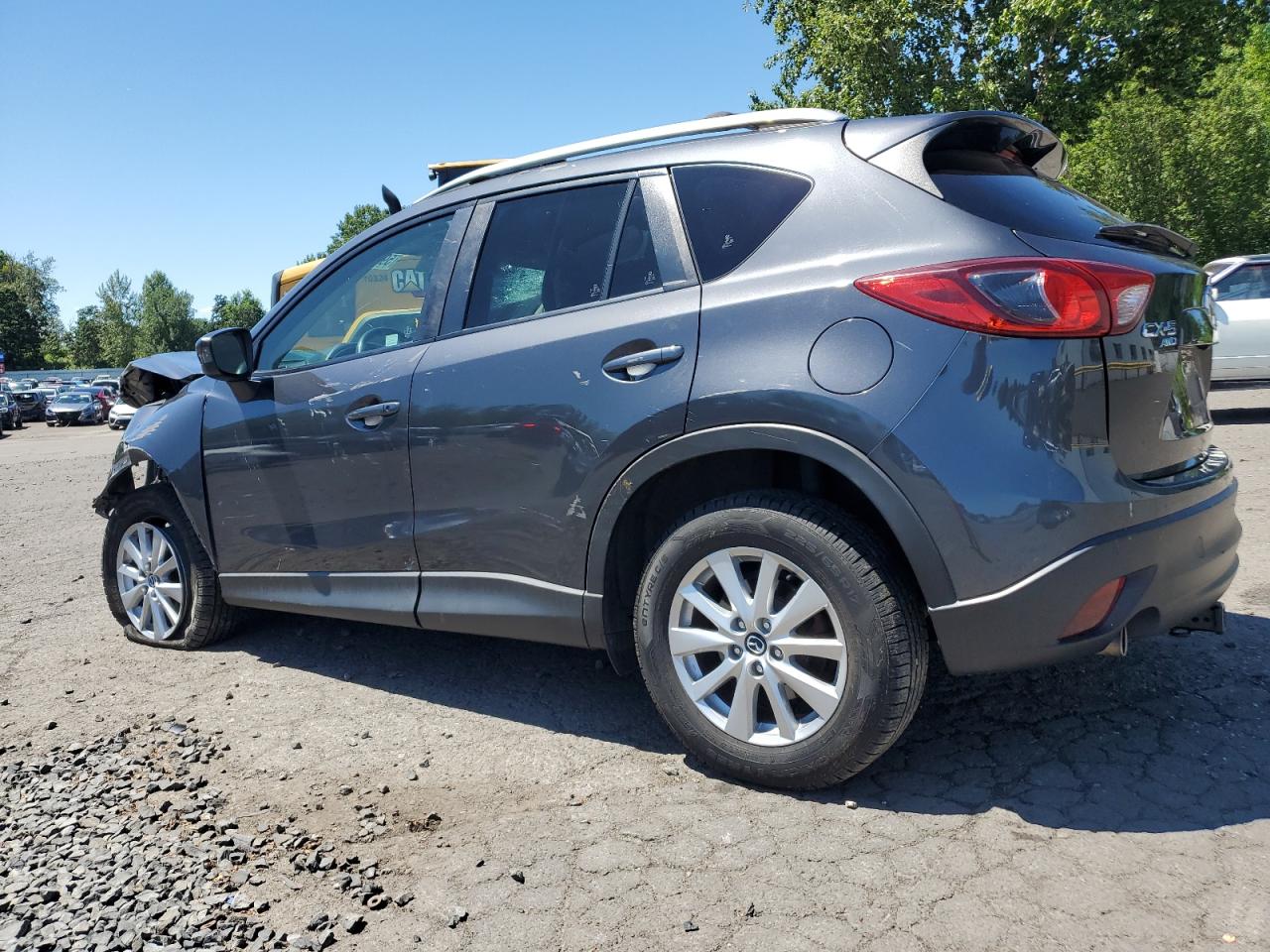 MAZDA CX-5 TOURI 2014 gray  gas JM3KE4CY6E0417656 photo #3