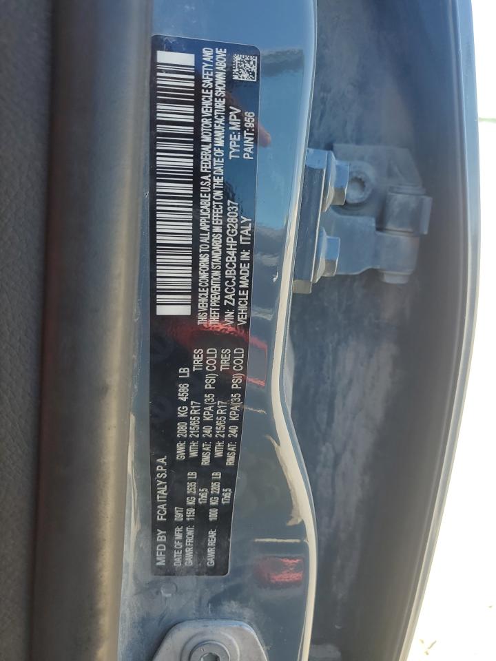 ZACCJBCB4HPG28037 2017 Jeep Renegade Trailhawk