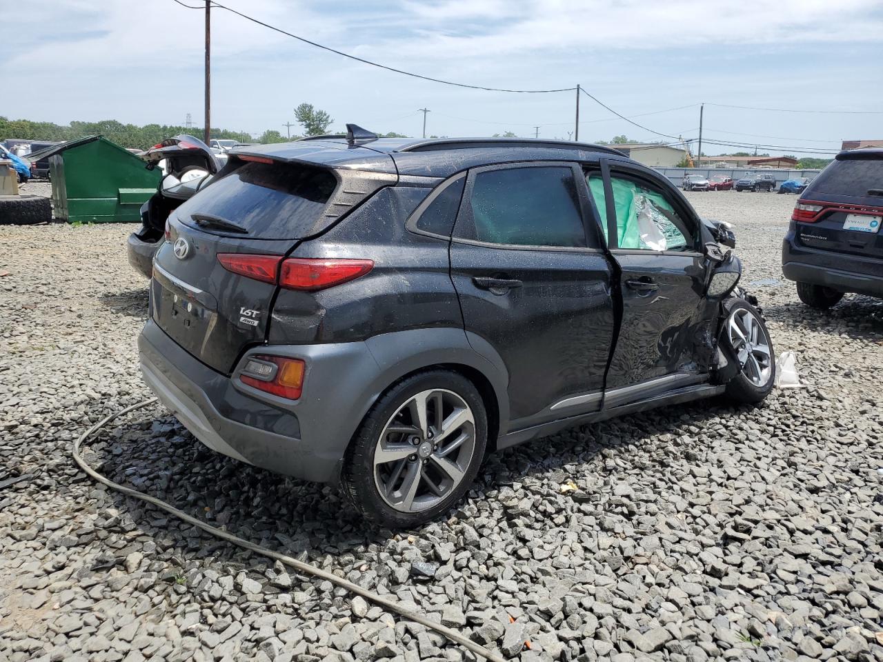 2021 Hyundai Kona Limited vin: KM8K3CA51MU696650