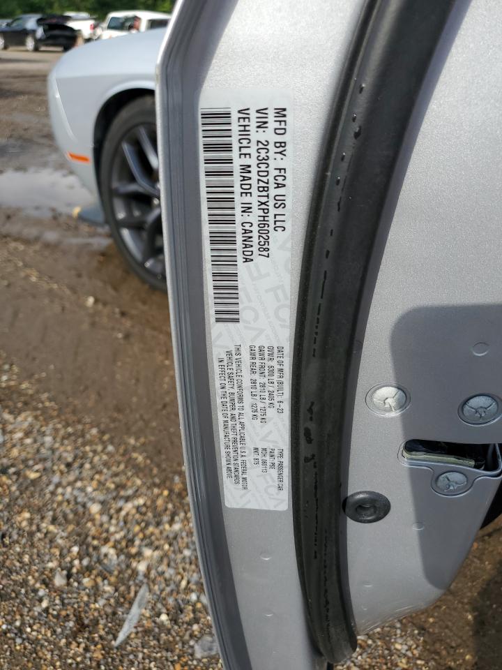 2C3CDZBTXPH602587 2023 Dodge Challenger R/T