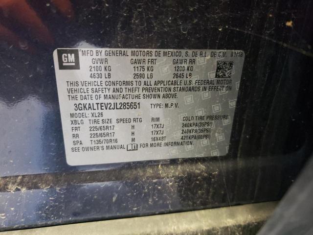 2018 GMC Terrain Sle VIN: 3GKALTEV2JL285651 Lot: 57624294