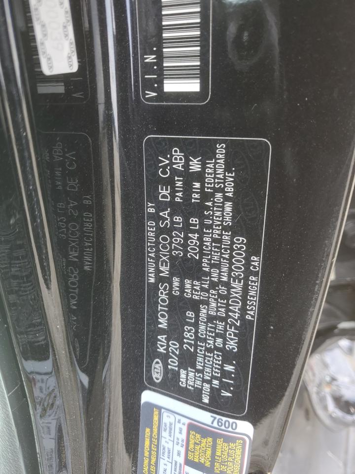 3KPF24ADXME300039 2021 Kia Forte Fe