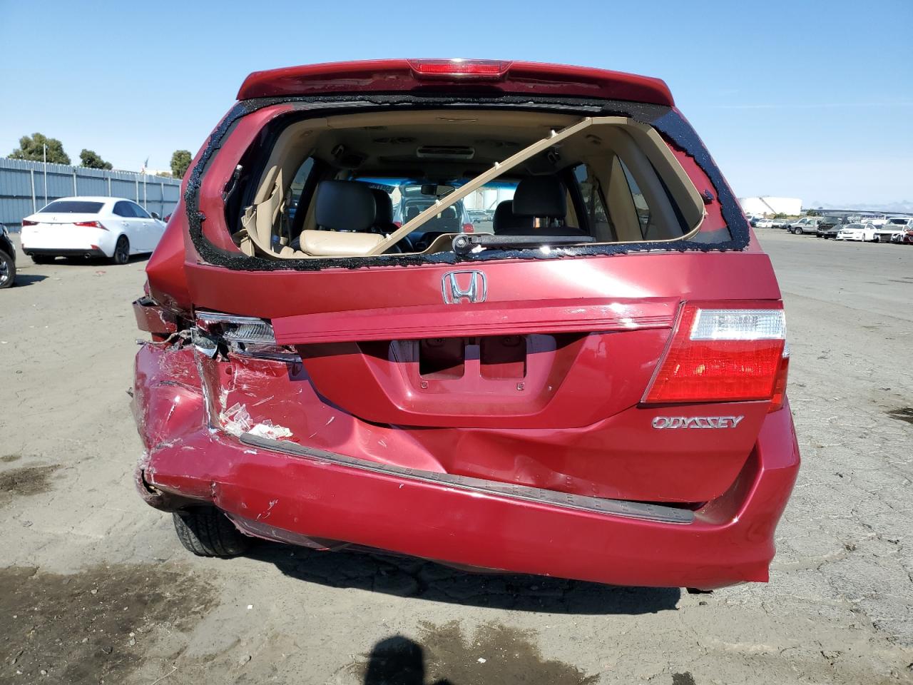 5FNRL38725B132493 2005 Honda Odyssey Exl