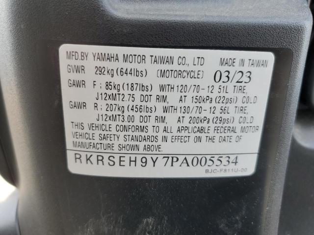 2023 YAMAHA YW125 RKRSEH9Y7PA005534