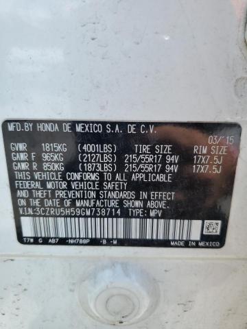 2016 Honda Hr-V Ex VIN: 3CZRU5H59GM738714 Lot: 58758444