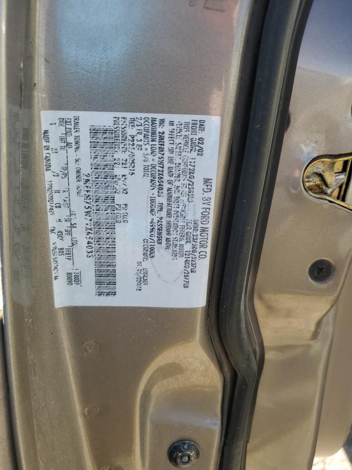 2MEFM75W72X654033 2002 Mercury Grand Marquis Ls