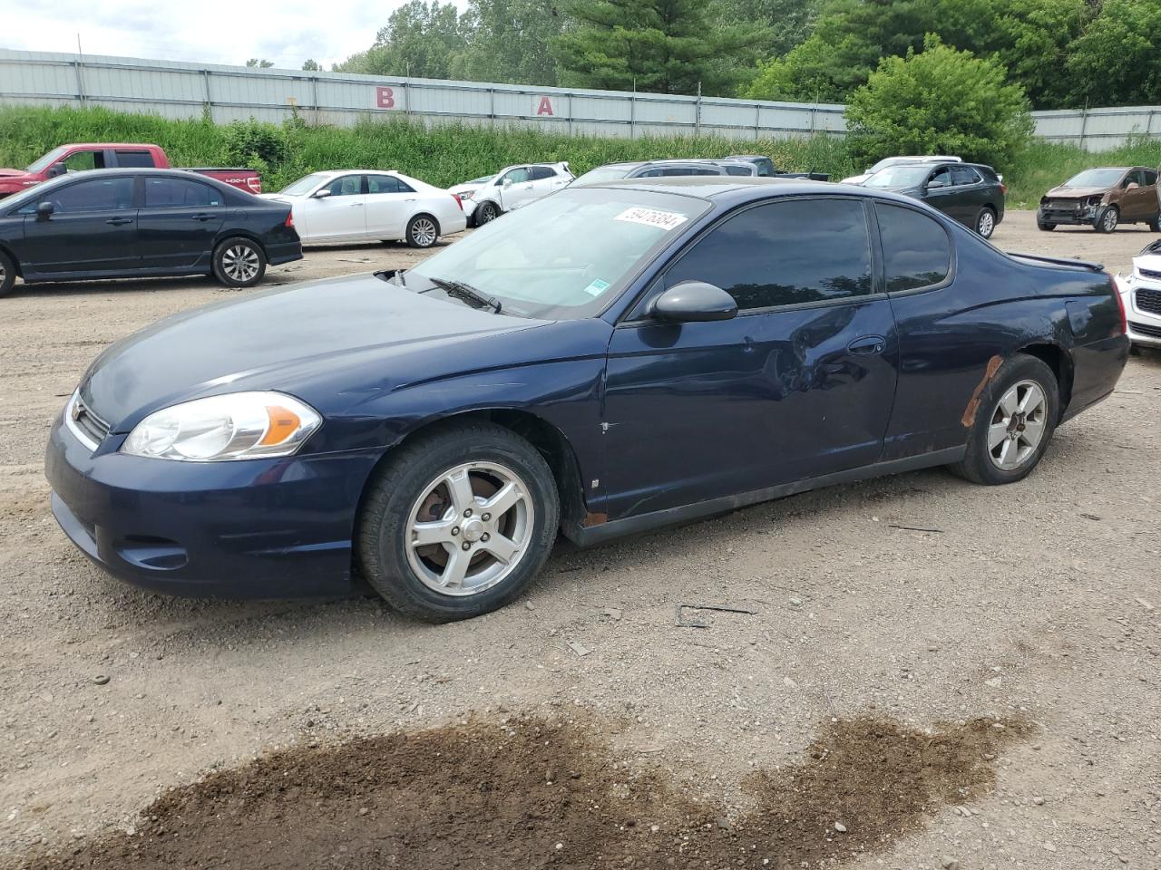 2G1WJ15N379239021 2007 Chevrolet Monte Carlo Ls