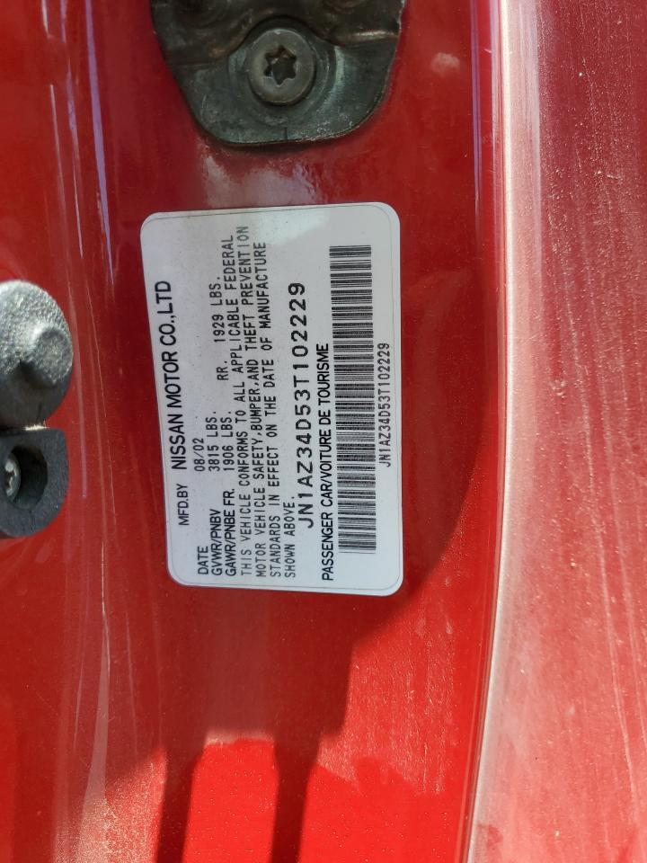 JN1AZ34D53T102229 2003 Nissan 350Z Coupe