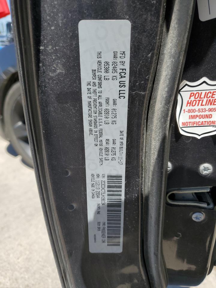 2C3CDXCT9JH196134 2018 Dodge Charger R/T