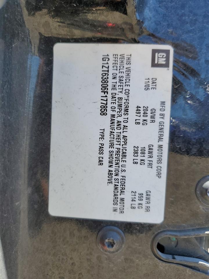 1G1ZT63806F177858 2006 Chevrolet Malibu Maxx Lt