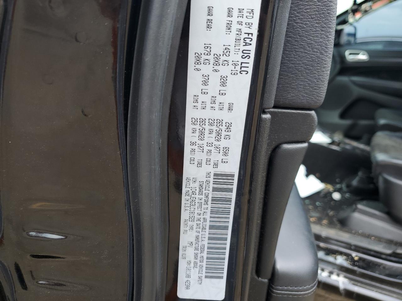 1C4RJEAG3LC181529 2020 Jeep Grand Cherokee Laredo