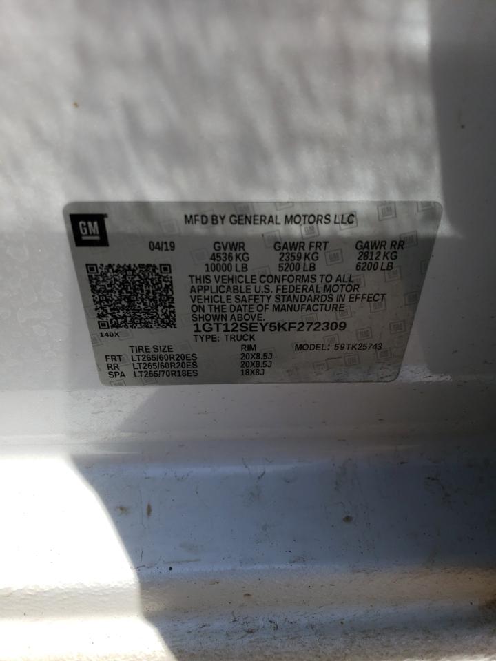 1GT12SEY5KF272309 2019 GMC Sierra K2500 Denali