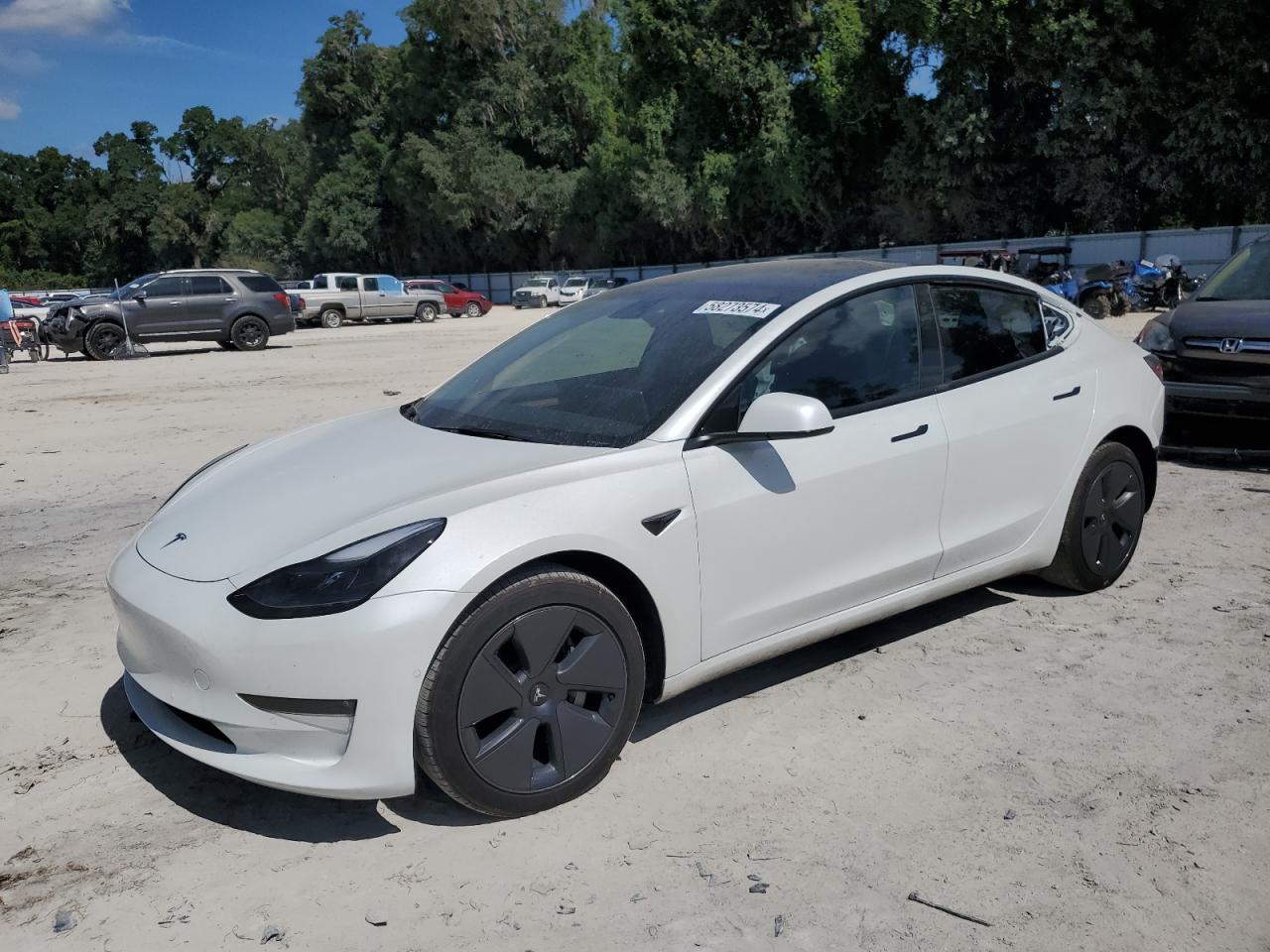 2022 Tesla Model 3 vin: 5YJ3E1EB8NF328497