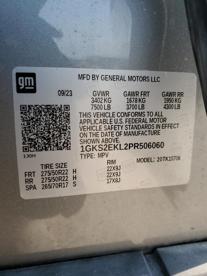 1GKS2EKL2PR506060 2023 GMC Yukon Denali Ultimate