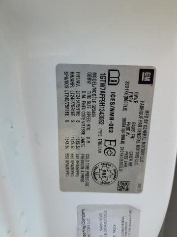 2017 GMC Savana G2500 VIN: 1GTW7AFF9H1343662 Lot: 58923734