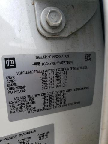 2021 Chevrolet Silverado K2500 High Country VIN: 1GC4YREY6MF271046 Lot: 57214074