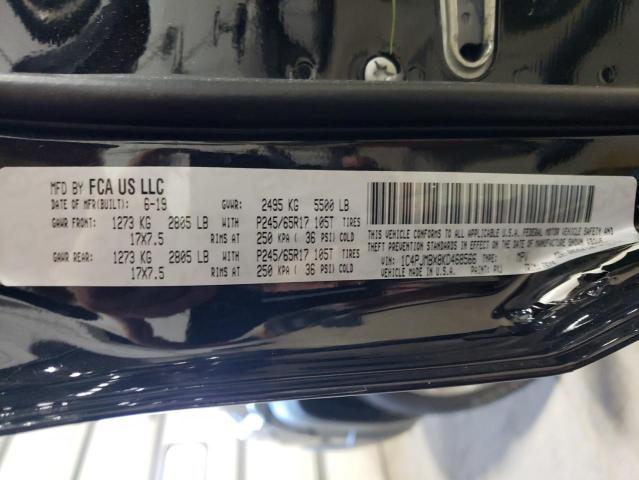 2019 Jeep Cherokee Trailhawk VIN: 1C4PJMBX8KD468566 Lot: 59239884