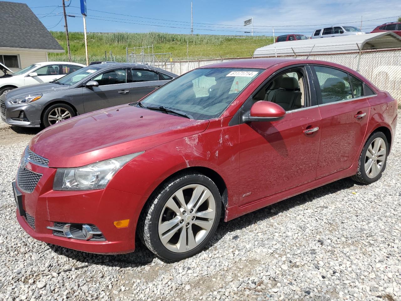 2014 Chevrolet Cruze Ltz vin: 1G1PG5SB3E7399175