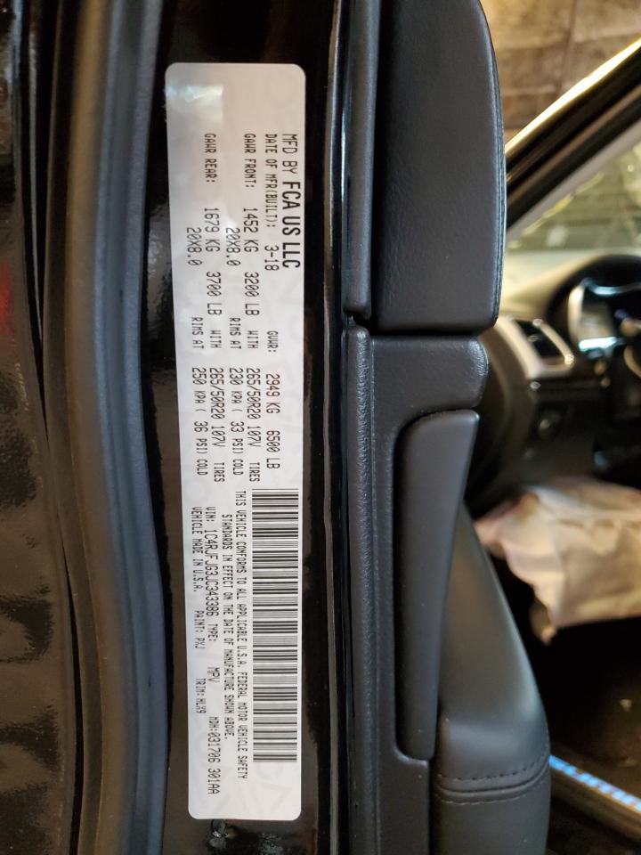 1C4RJFJG3JC343386 2018 Jeep Grand Cherokee Summit