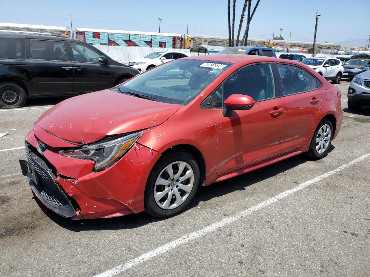 2020 Toyota Corolla Le vin: 5YFEPRAE8LP077256