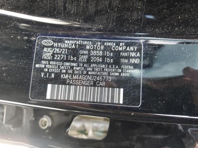 2022 Hyundai Elantra Sel VIN: KMHLM4AG0NU246773 Lot: 59506684