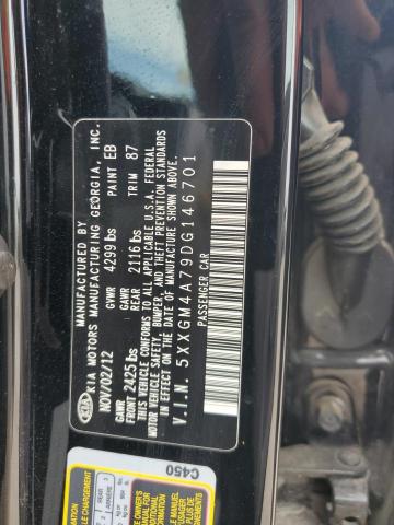 2013 Kia Optima Lx VIN: 5XXGM4A79DG146701 Lot: 59317794