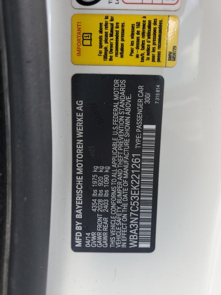 WBA3N7C53EK221261 2014 BMW 428 I