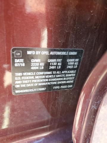 2018 BUICK REGAL TOUR W04GV8SXXJ1176987