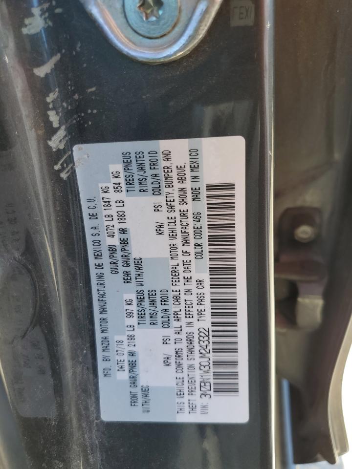 3MZBN1W30JM243322 2018 Mazda 3 Grand Touring