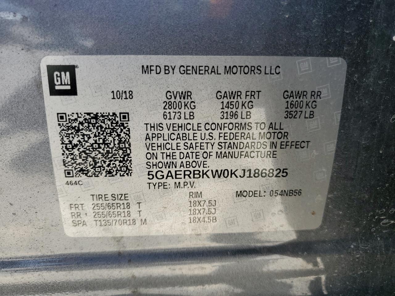 2019 Buick Enclave Essence vin: 5GAERBKW0KJ186825