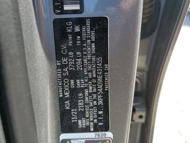 2022 KIA FORTE GT L - 3KPF54AD9NE431455