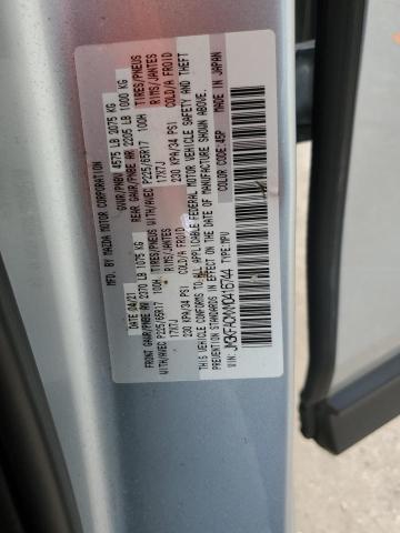 2021 Mazda Cx-5 Touring VIN: JM3KFACMXM0416744 Lot: 58463804